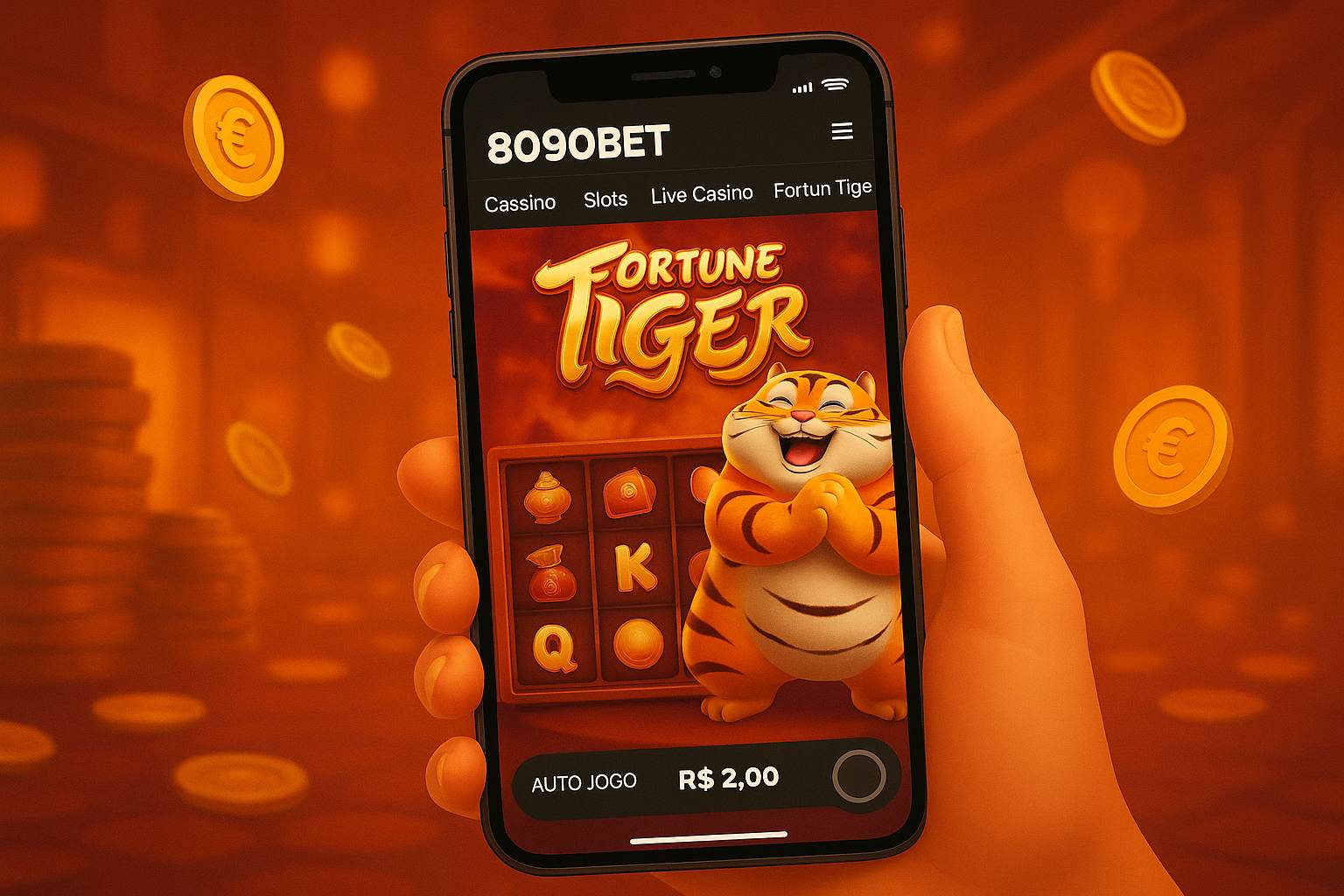 Fortune Tiger é um jogo imperdível no 8090BET Casino