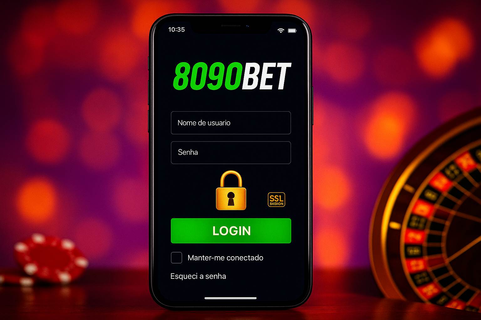Criar uma nova Conta no plataforma 8090BET